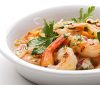 Pilpil de ajo rostizado y cacho de cabra